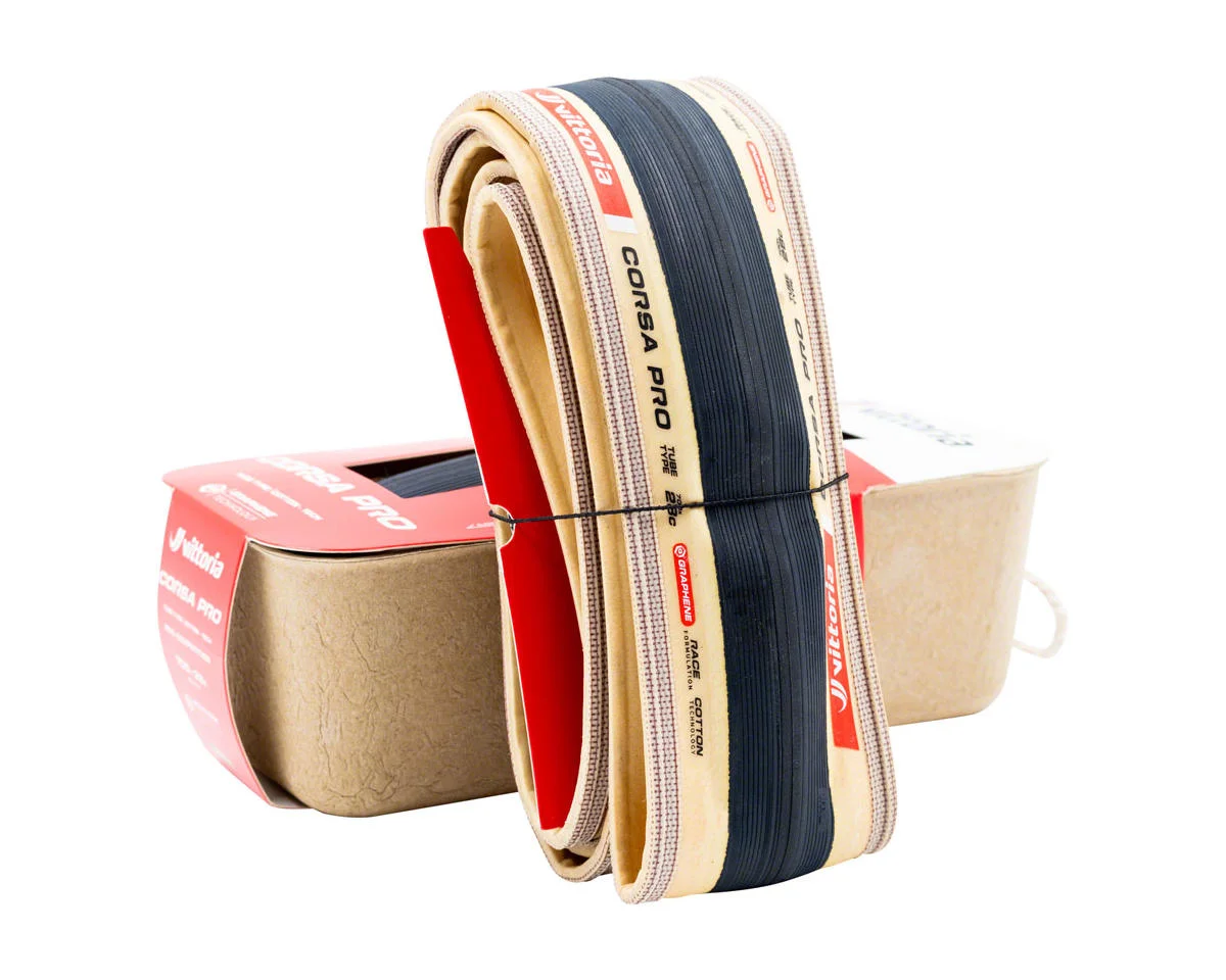 Vittoria Corsa Pro Road Bike Tire (Para) (Tube-Type) (700c) (26mm) (Folding) (Graphene + Silca G2.0)